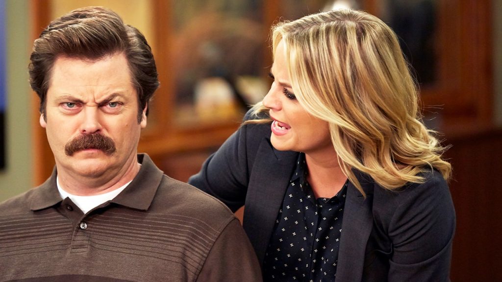 Nick Offerman says libertarianism can never work, unlike Ron Swanson