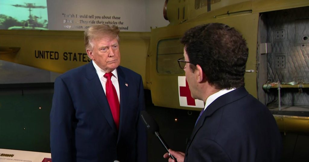 President Trump says he doesn’t think $5,000 dividend payments would need to be approved by Congress