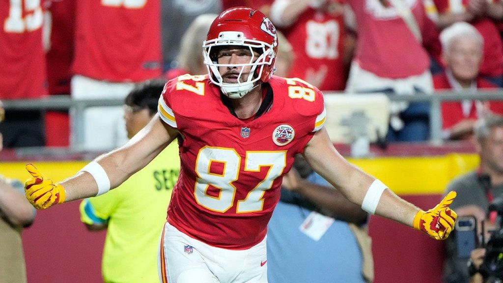 Chiefs coach suggests Taylor Swift has sparked Travis Kelce’s performance in first two weeks of season
