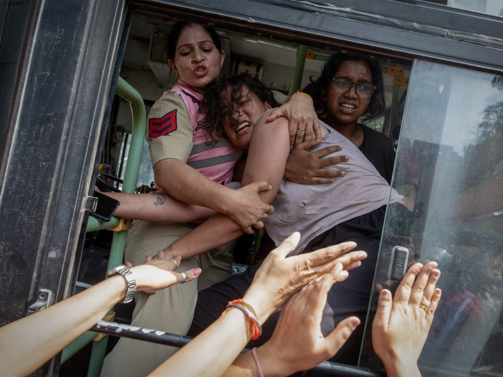 Photos: Thousands detained in police crackdown on India’s youth protest | Protests News