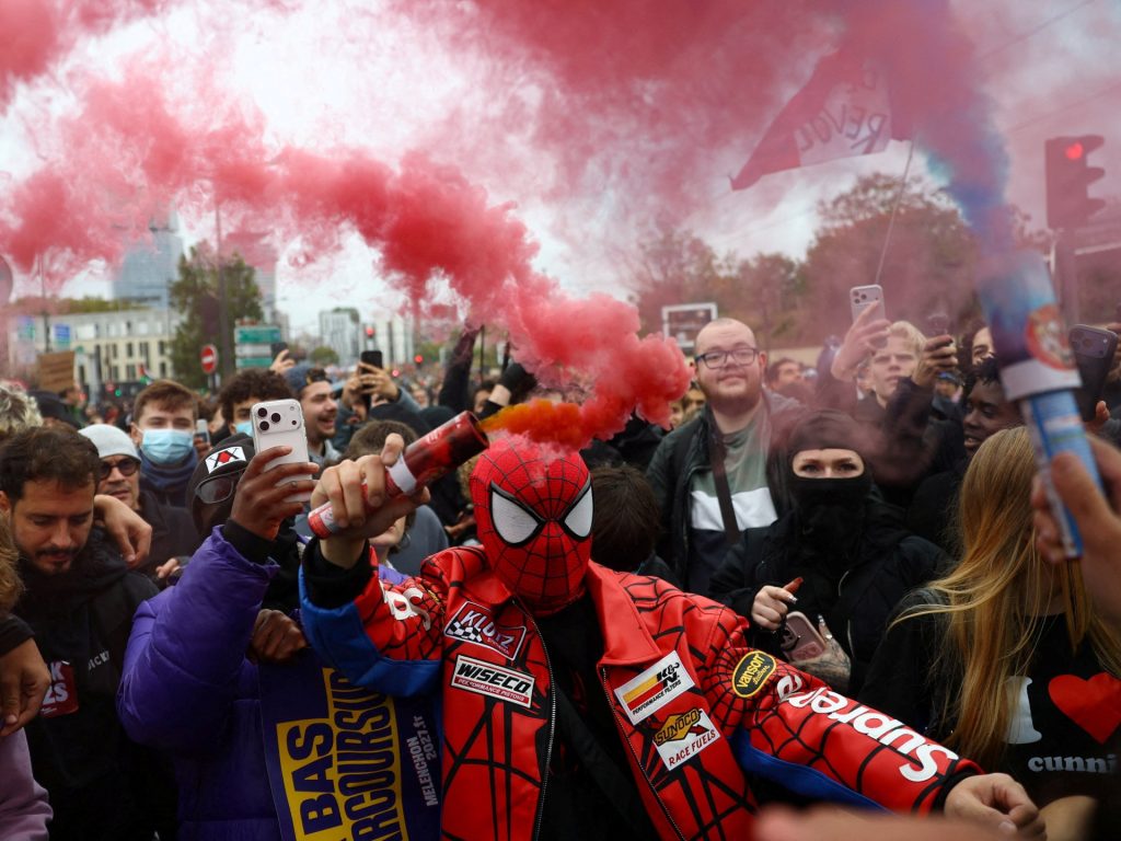 Photos: Clashes erupt in France during protests over rising living costs | Protests News
