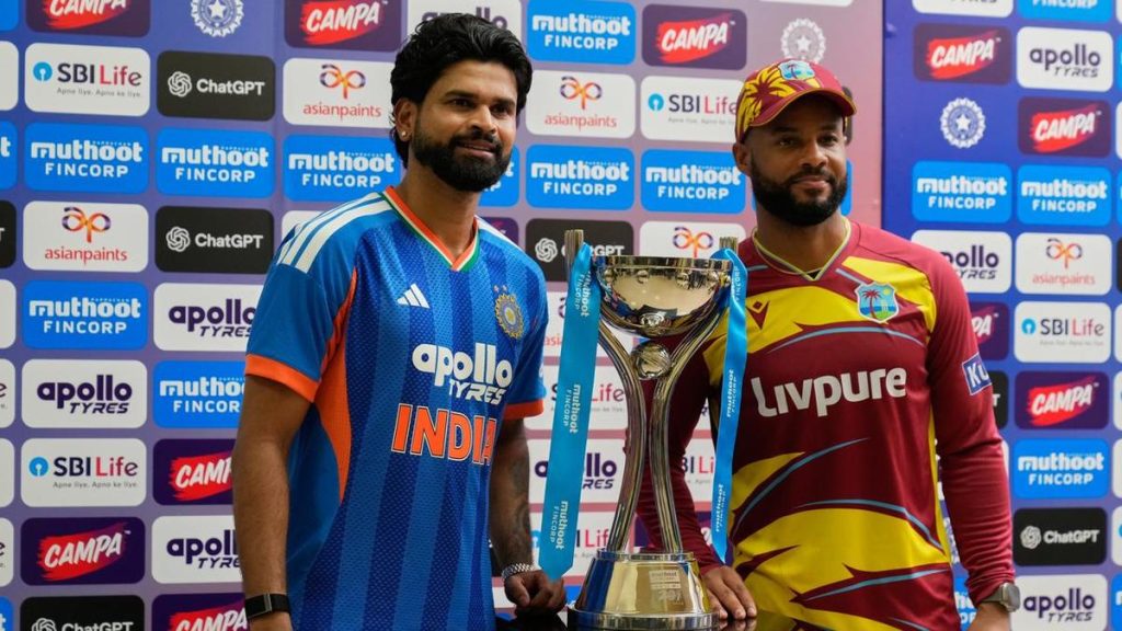 Washout finale leaves India-WIndies T20 series drawn
