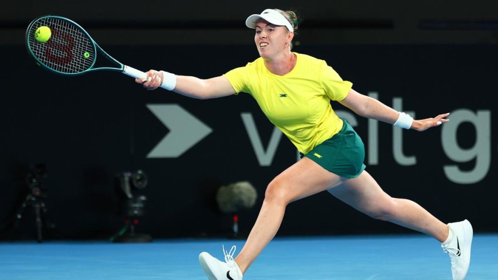 West Australian Talia Gibson to lead line for youthful Australian Billie Jean King Cup team against France