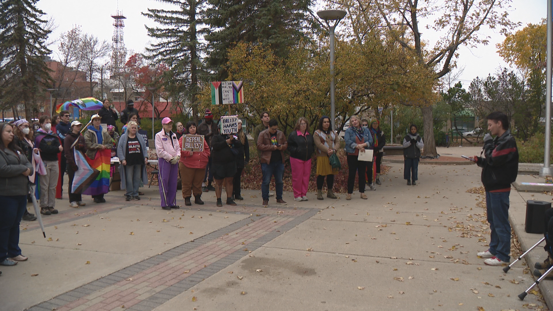 Sask. trans rights supporters rally across province against Bill 137