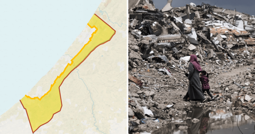 Maps show how Israel’s ‘Yellow Line’ keeps squeezing Palestinians in Gaza | Israel-Palestine conflict News