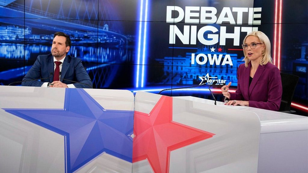 Ashley Hinson calls out Josh Turek’s 42% attendance in Iowa debate