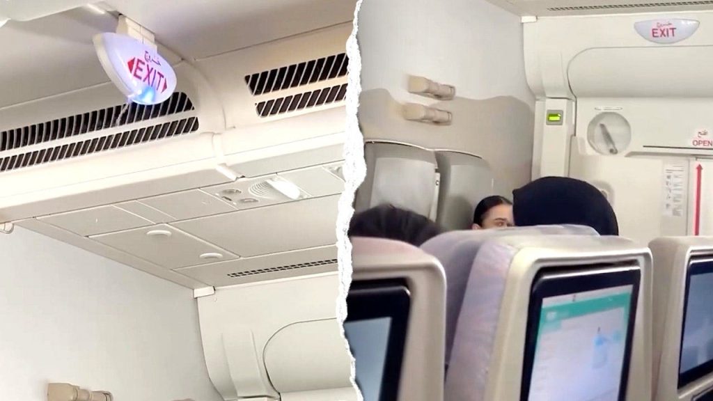 Emirates flight from Dubai to Istanbul has midair water leak; passengers scramble