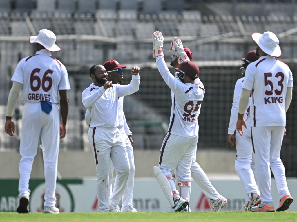 Bangladesh’s Shadman Islam hits century, but West Indies force collapse | Cricket