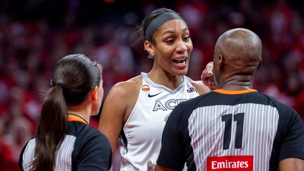 Who is A’ja Wilson? WNBA star who confronted an Indiana Fever fan at a playoff game