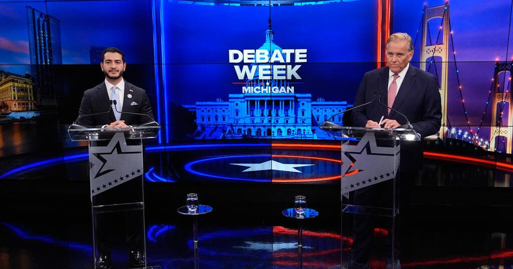 El-Sayed and Rogers spar over Iran and Trump, and toss insults, in Michigan Senate debate