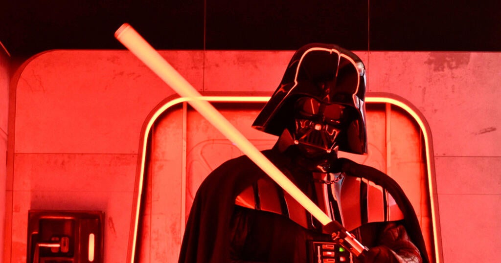 Lightsabers from “Star Wars” films, including one used in “I am your father” duel, go up for auction