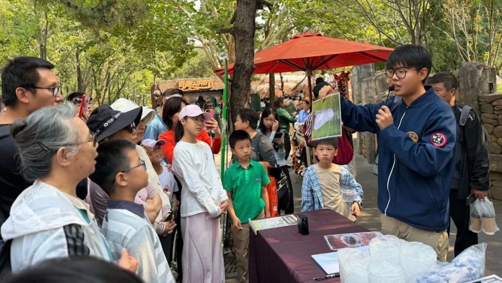 Beijing park’s holiday caterpillar hunt targets ‘forest food monster’