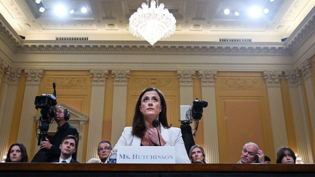 Cassidy Hutchinson not indicted over Jan 6 testimony to Congress