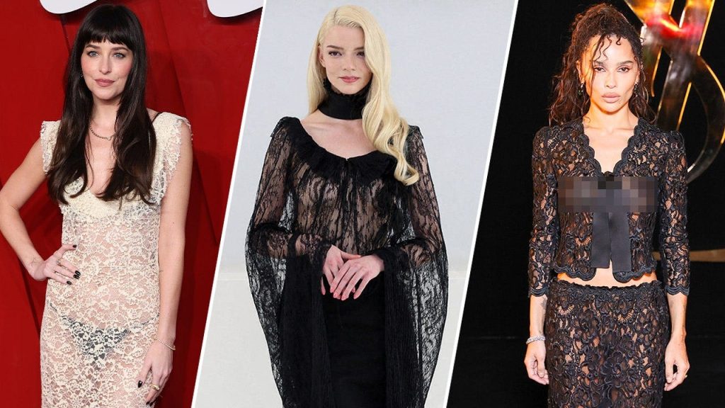 Anya Taylor-Joy, Zoë Kravitz dare to bare in sheer red carpet looks