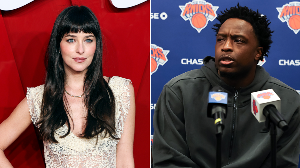 Actress Dakota Johnson was convinced no one could possibly have the name ‘OG Anunoby’