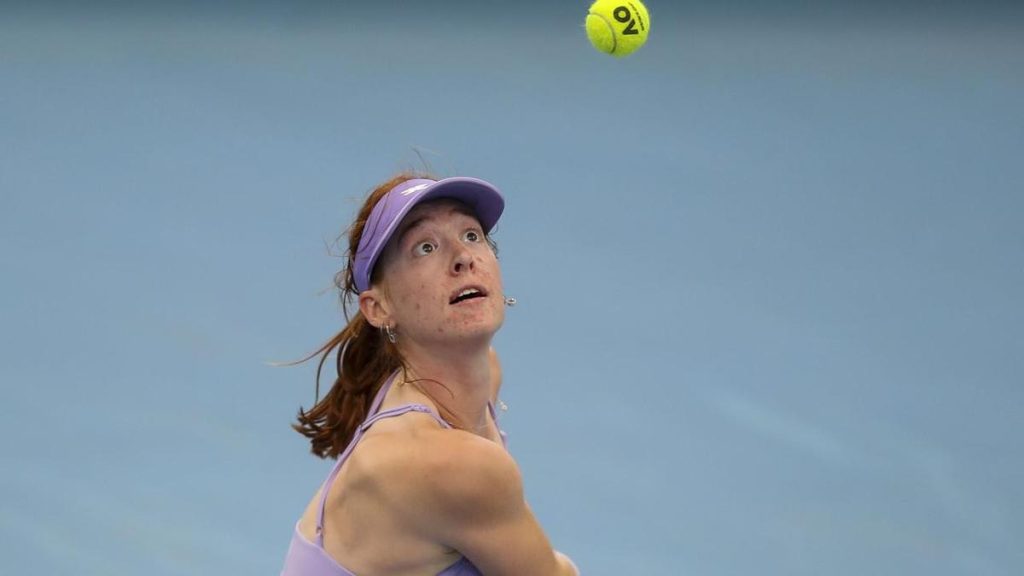 Joint is rocking as Aussie sends sixth seed sprawling