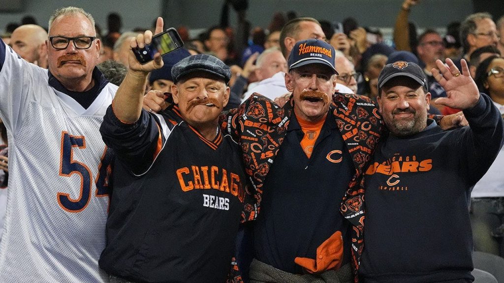 Bears fans don Mike Ditka’s famous mustache as franchise legend honored at first home game since death