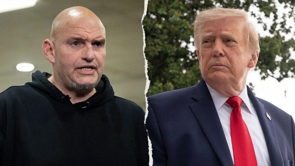 Trump says he’d love to welcome Sen. John Fetterman as a Republican