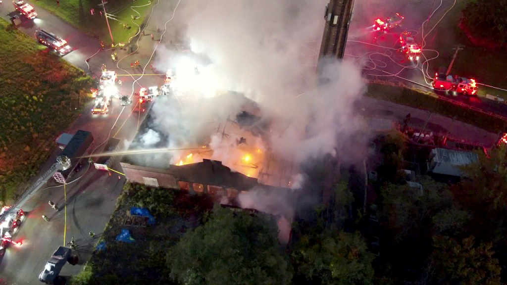 NYC firefighters save iconic ‘Godfather’ church from wind-fueled inferno