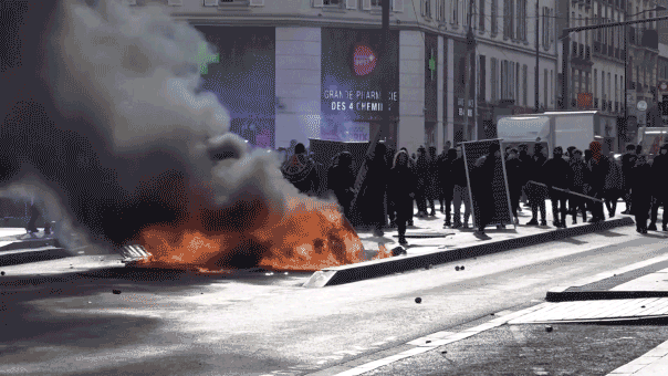 BreakThrough News and Singham network run propaganda for French student protests