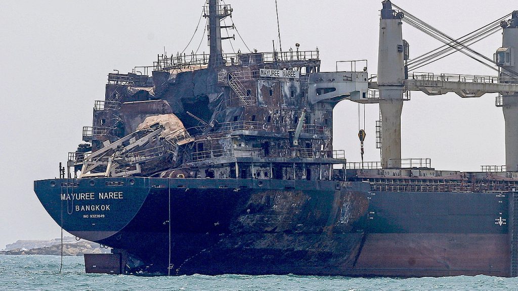Iran claims oil tankers struck sea mines as IMO warns Hormuz unsafe