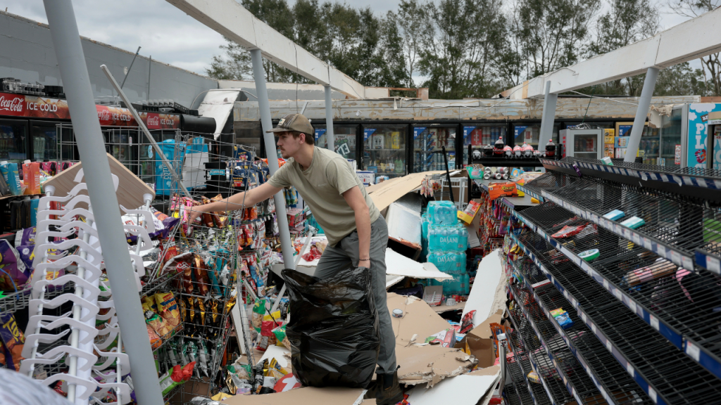 Hurricane damage photos show flooding, debris and cleanup efforts