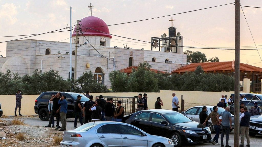 Gunmen kill at least 7 at Greek Orthodox church funeral in Jordan