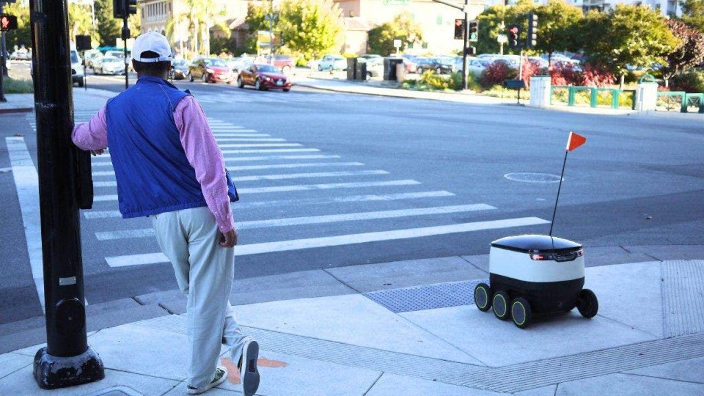 Retired professor arrested in Philadelphia for protesting delivery robot