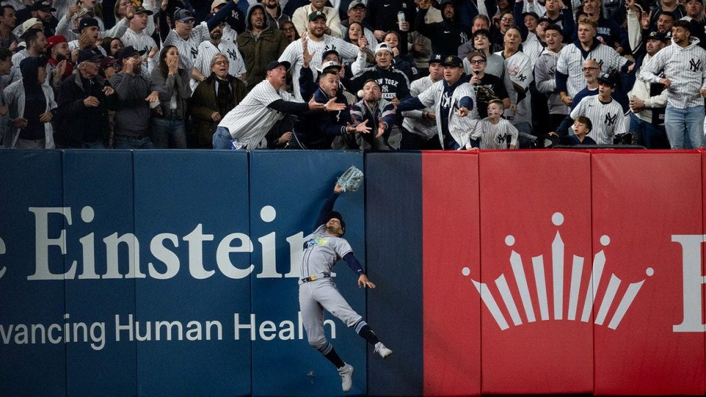 Rays sweep Yankees in ALDS after controversial spectator interference denies Anthony Volpe’s homer