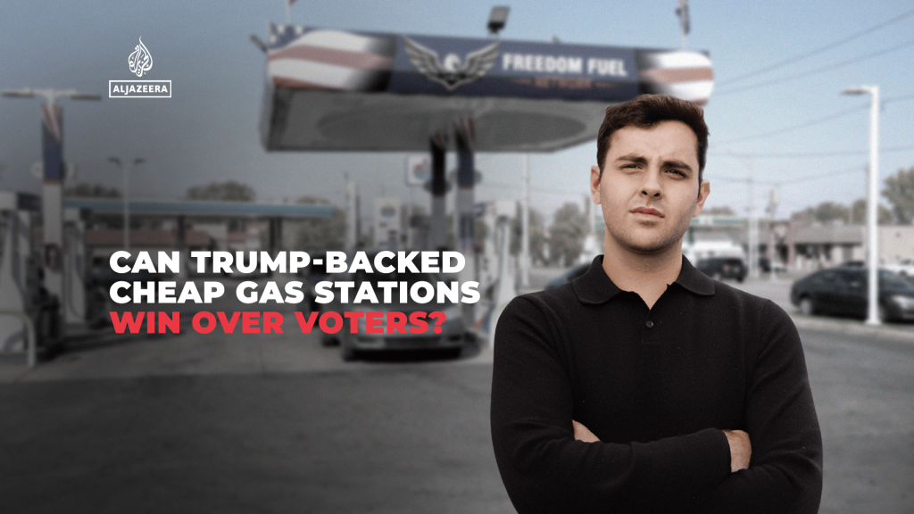 Why are Detroit gas stations selling discounted fuel in Trump’s name? | Donald Trump